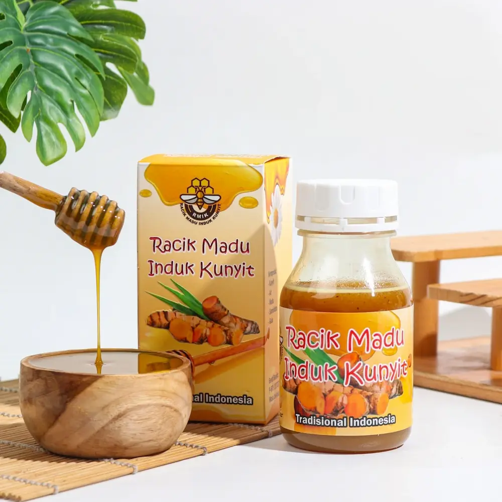 Racik Madu Induk Kunyit - Produk Herbal Asam Lambung